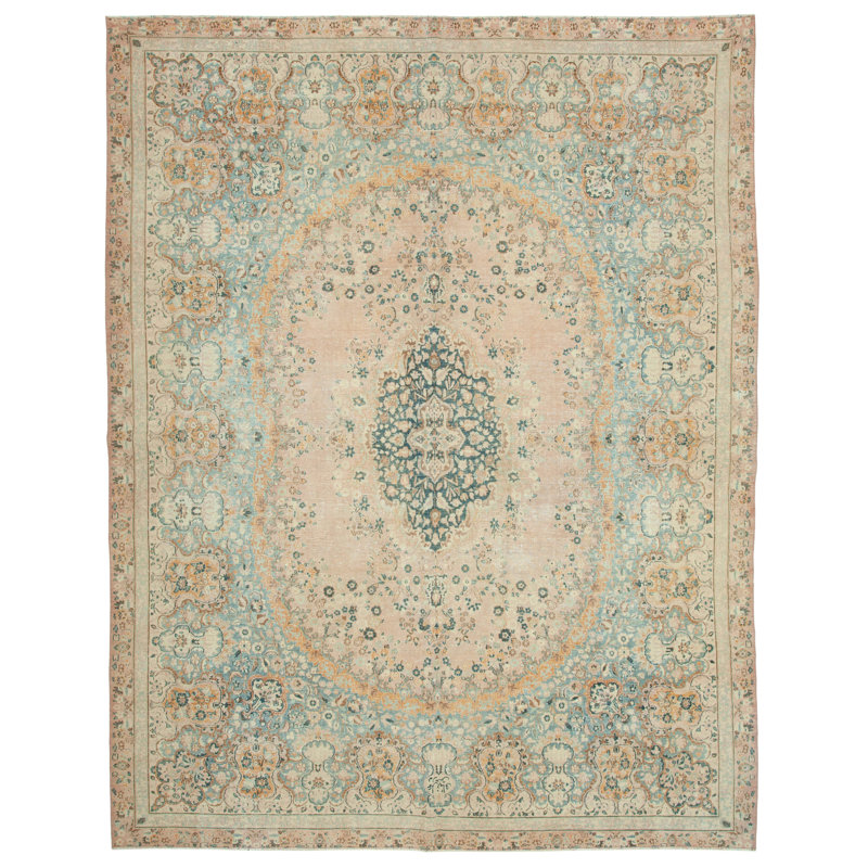 Isabelline 10X12 Pink Vintage Large Area Rug 12989